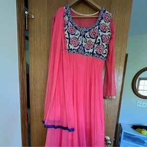 Indian Bollywood Pakistani anarkali party dress.